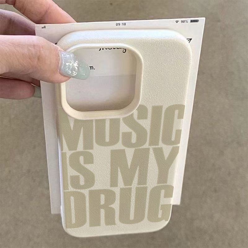 MUSIC IS MY DRUG Pattern Phone - Samsung Galaxy A55 recension och pris