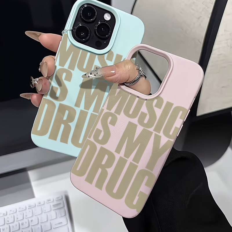 MUSIC IS MY DRUG Pattern Phone - Samsung Galaxy A55 recension och pris