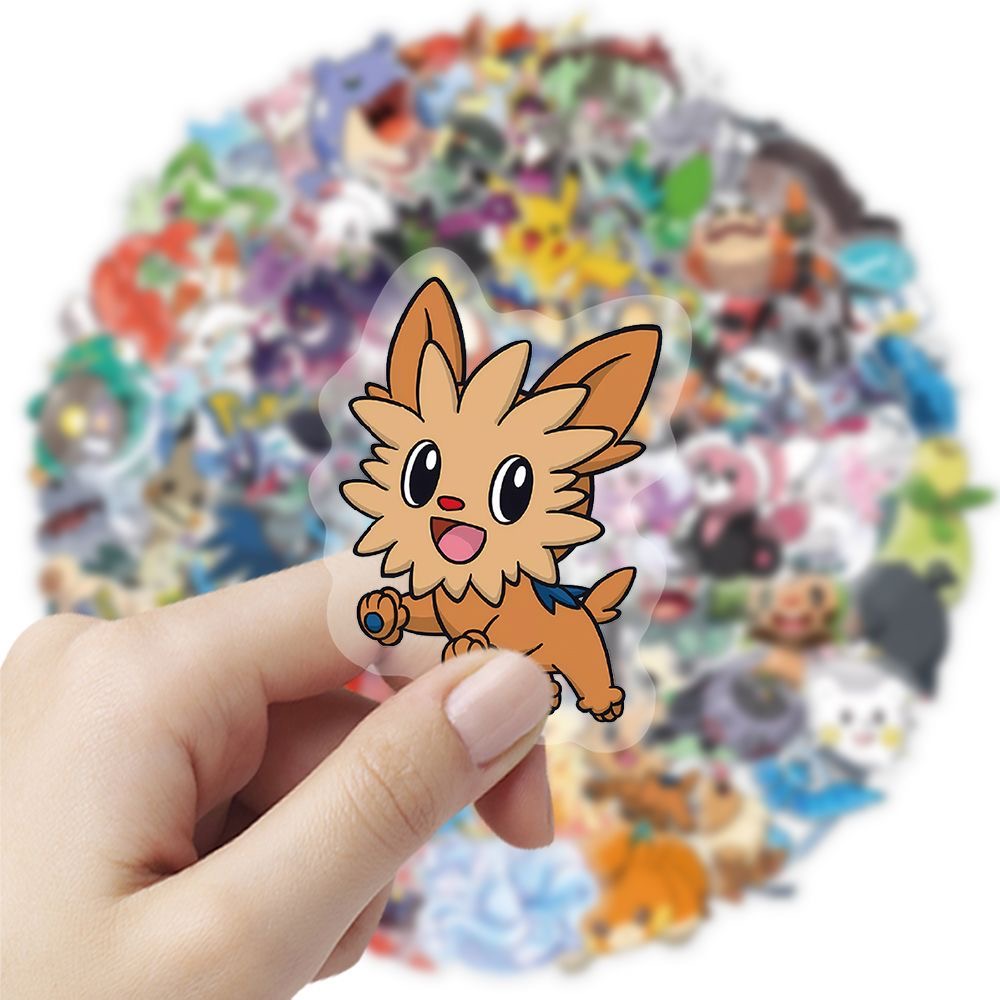 100Pcs Pokémon Stickers Cute C - Tablet Cute Accessories recension och pris