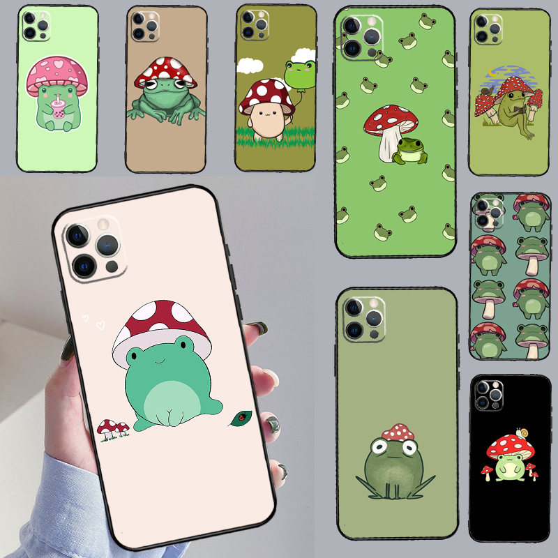 Kawaii Frog Mushroom Case For  - Oppo Reno 12 recension och pris