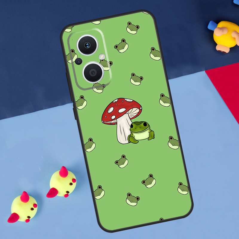 Kawaii Frog Mushroom Case For  - Oppo Reno 12 recension och pris