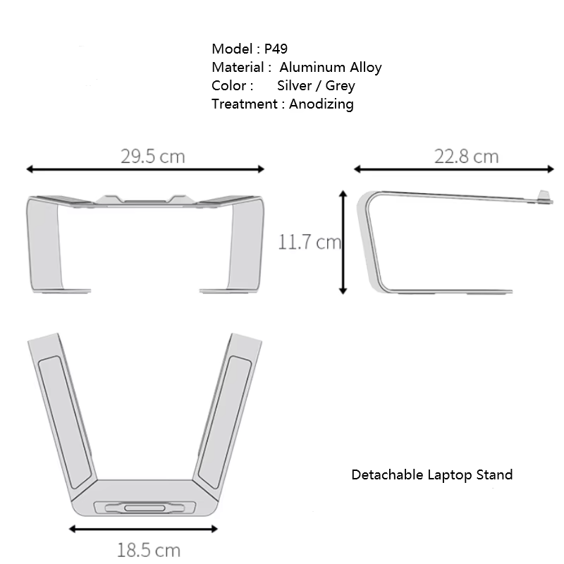 Adjustable Height Aluminum Gam - Cooling Stand Tablet recension och pris