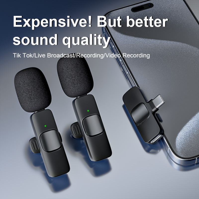 Wireless Lavalier Microphone 2 - Android Tablet Gaming Accessories recension och pris