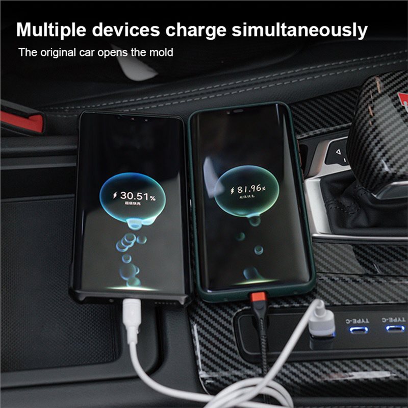 A33K-For Q5L 2018-2024 USB Typ - Usb Hub Type C recension och pris
