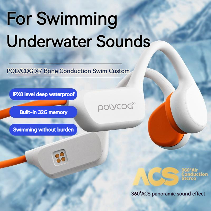 POLVCDG Bone Conduction Headse - Wired Earphone Lightning recension och pris