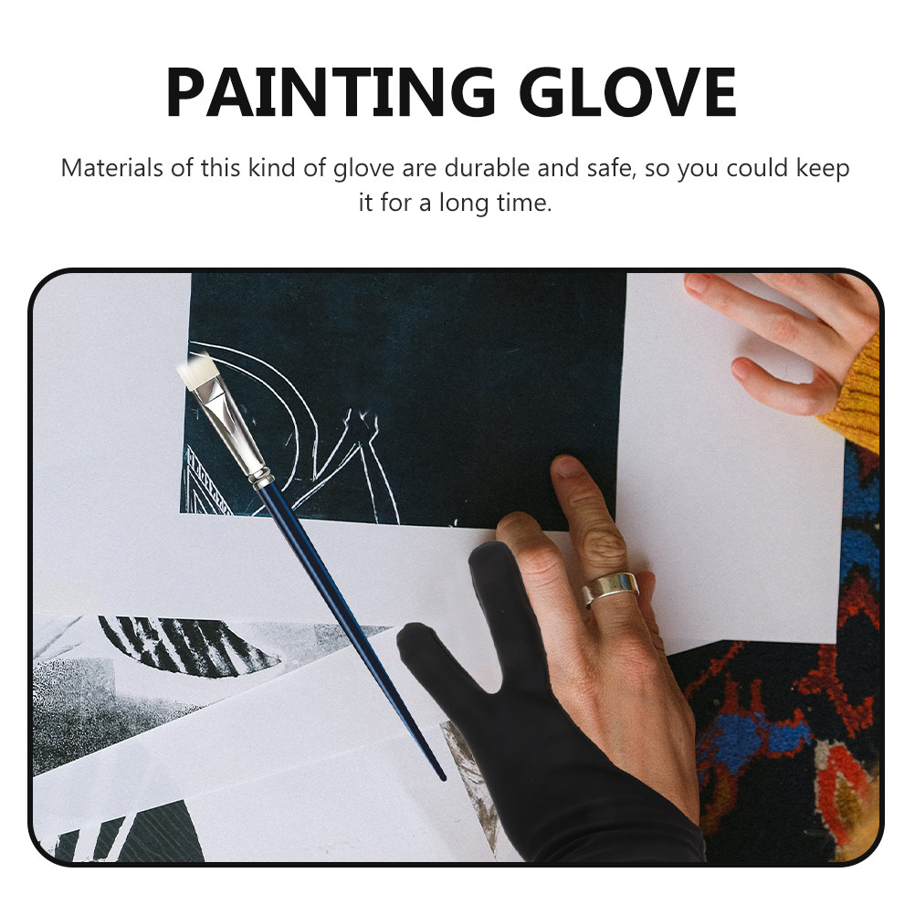 3pcs Left-Hand Drawing Gloves  - Drawing Glove Artist recension och pris