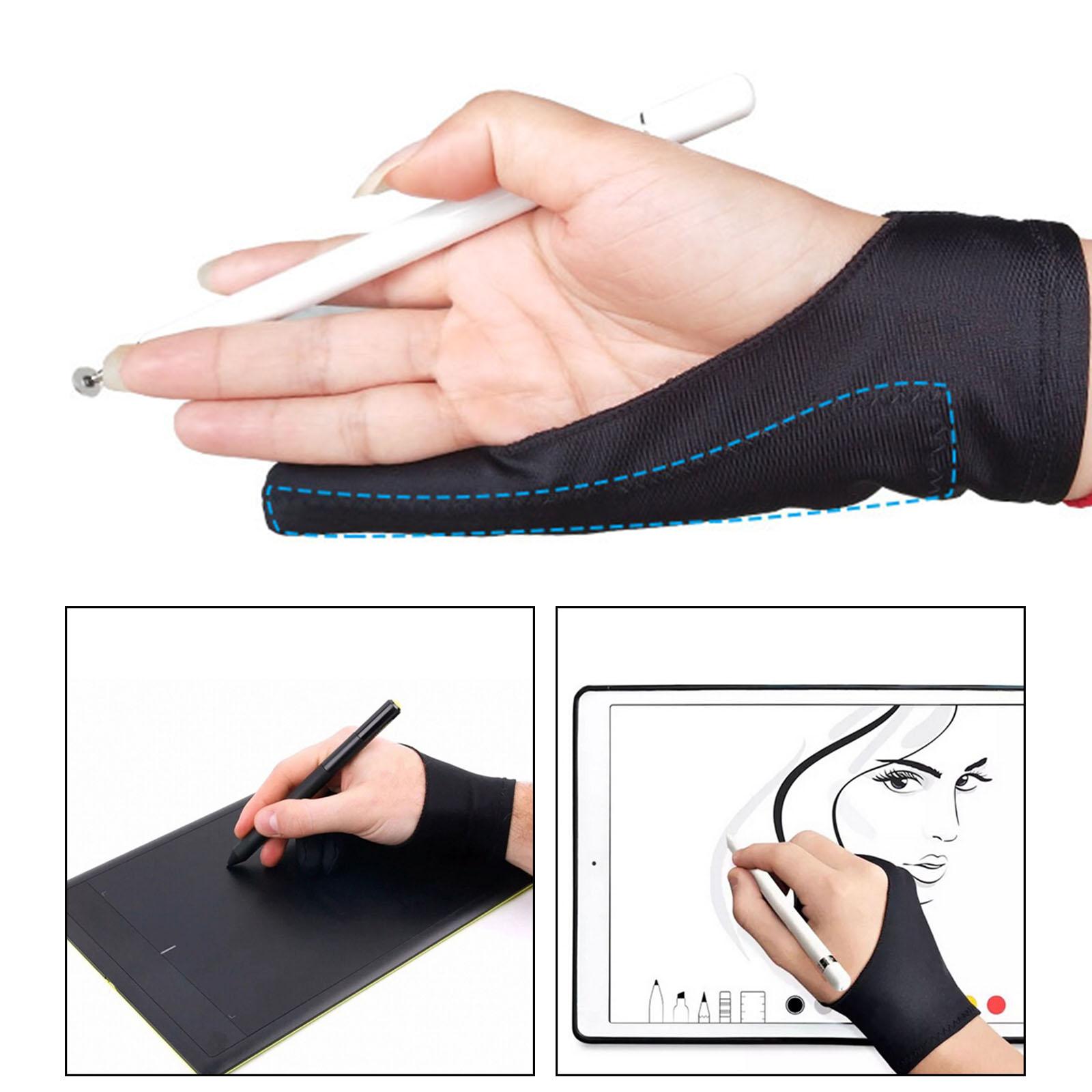 Two Finger Artist Glove for Dr - Drawing Glove Artist recension och pris