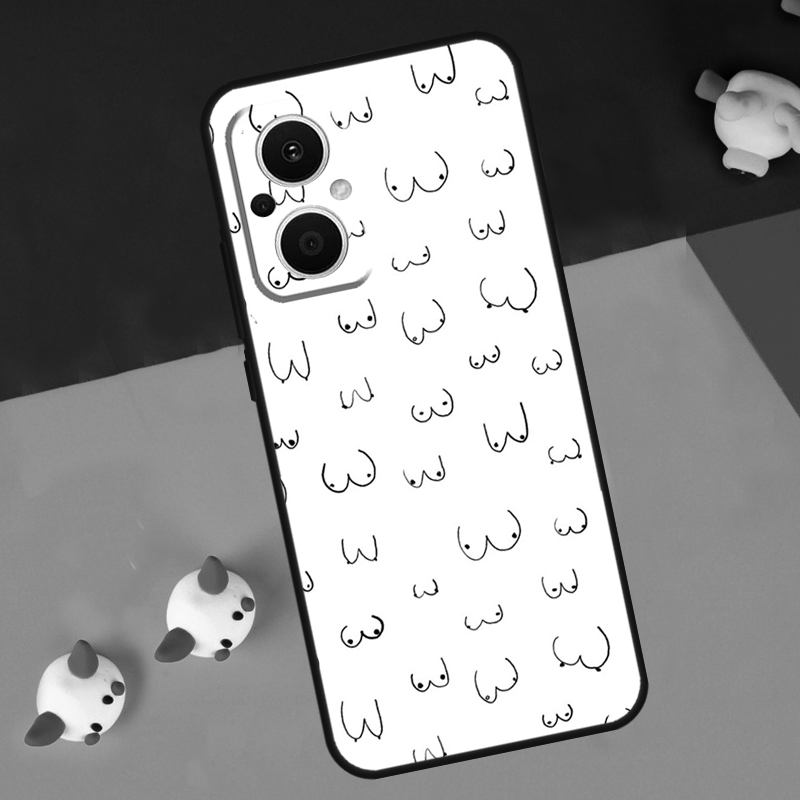 Boobs Art Case For OPPO Find X - Oppo Reno 12 recension och pris
