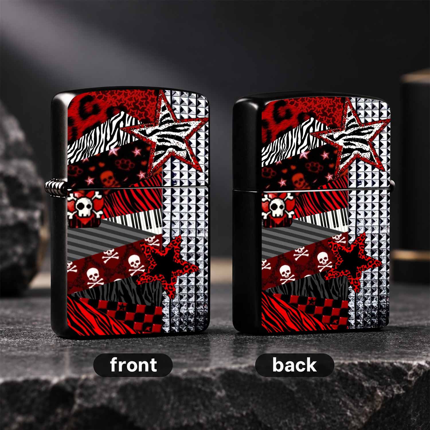 Trendy Red Black Patchwork Pat - Zebra Tablet Accessories recension och pris