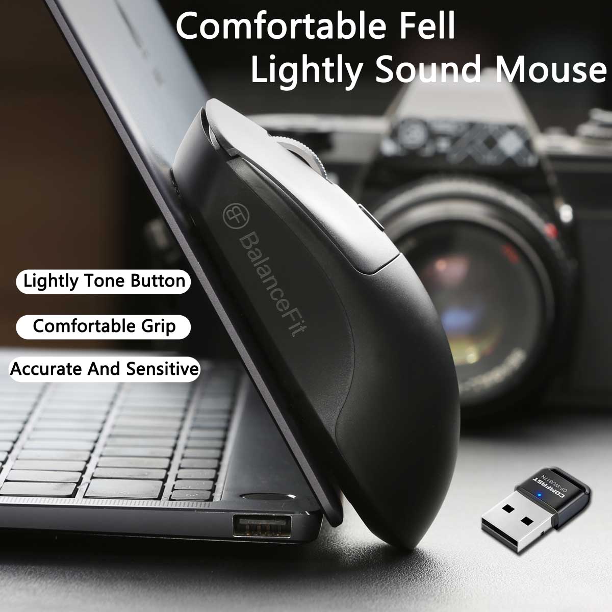 Ergonomic Wireless Mouse for P - Android Tablet Gaming Accessories recension och pris