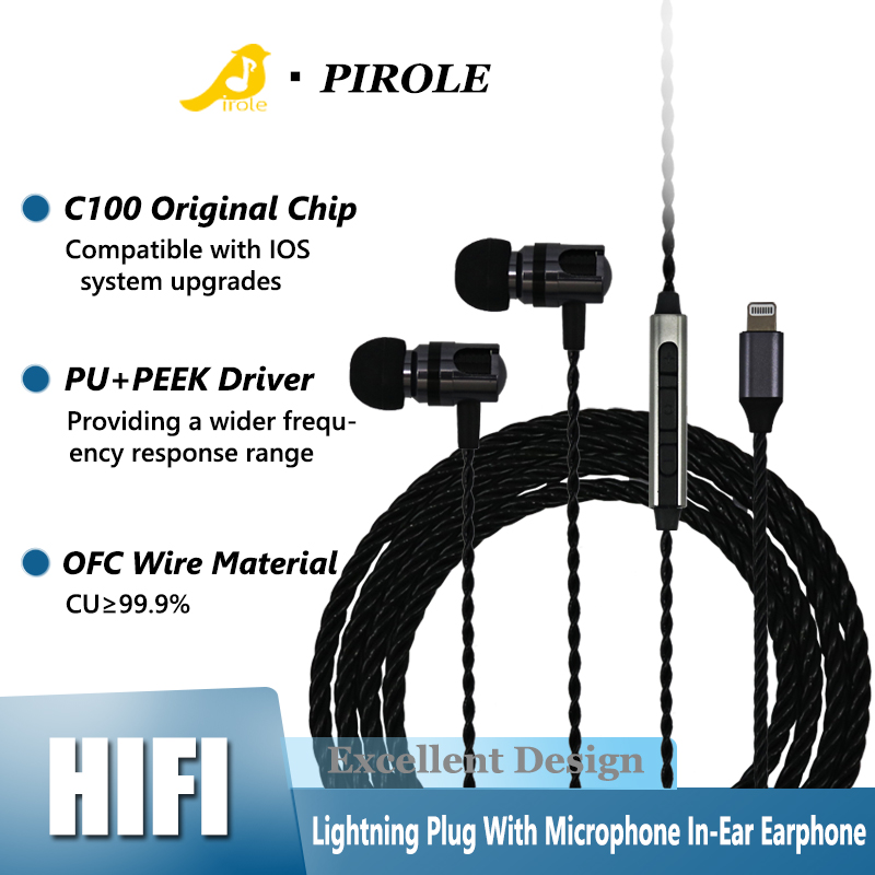 Original Wired Earphones Earbu - Wired Earphone Lightning recension och pris